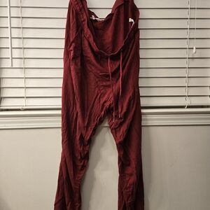 Soma Burgundy Jumpsuit